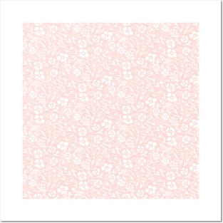 Blush Floral Miniprint Posters and Art